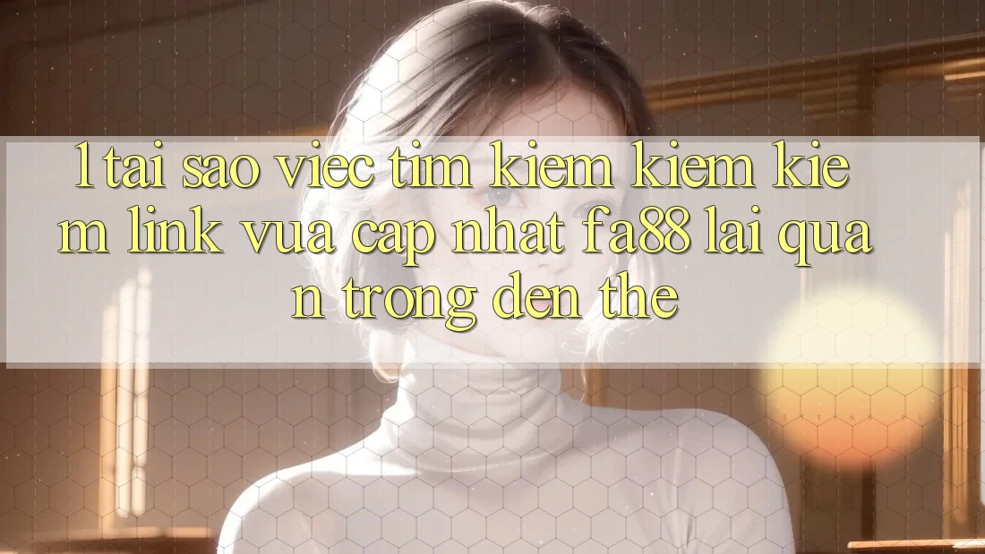 1. Tại Sao Việc Tìm kiếm kiếm Kiếm Link Vừa cập nhật FA88 Lại Quan Trọng Đến Thế? 1. Tại Sao Việc Tìm kiếm kiếm Kiếm Link Vừa cập nhật FA88 Lại Quan Trọng Đến Thế?