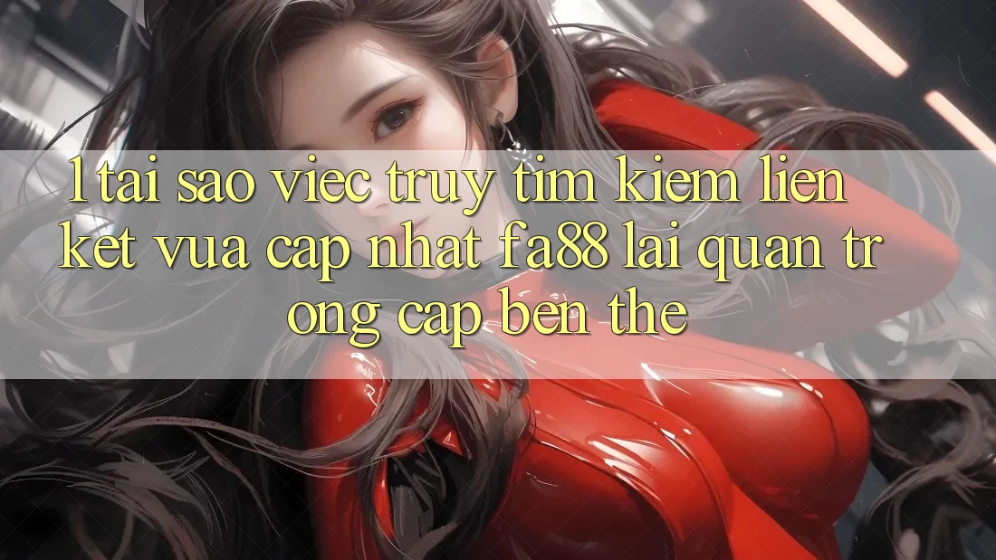 1. Tại Sao Việc Truy tìm Kiếm Liên kết Vừa cập nhật FA88 Lại Quan Trọng Cập bến Thế?