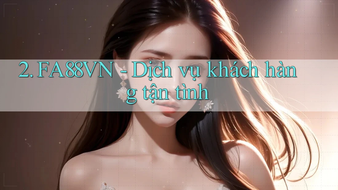 2. FA88VN - Dịch vụ khách hàng tận tình