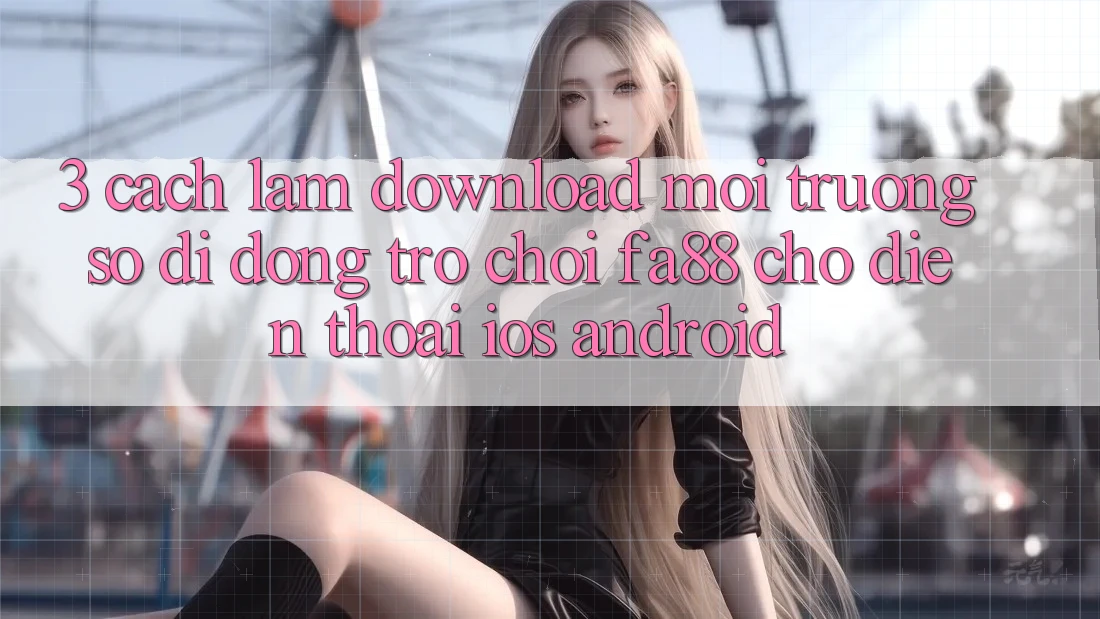 3. Cách làm Download Môi trường số di động Trò chơi FA88 Cho Điện Thoại (iOS & Android)
