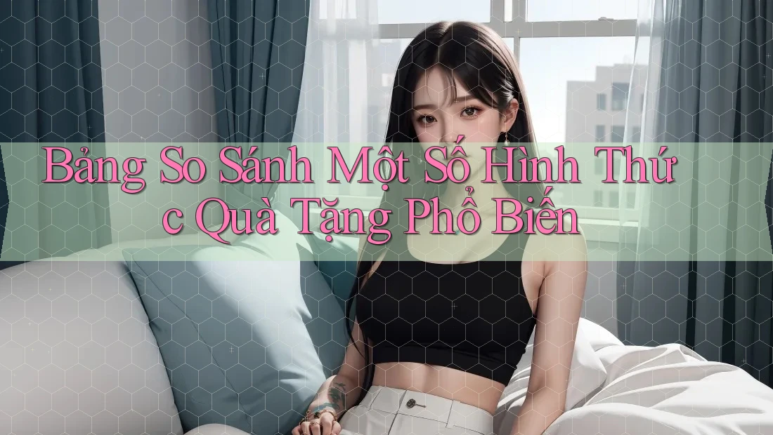 Bảng So Sánh Một Số Hình Thức Quà Tặng Phổ Biến