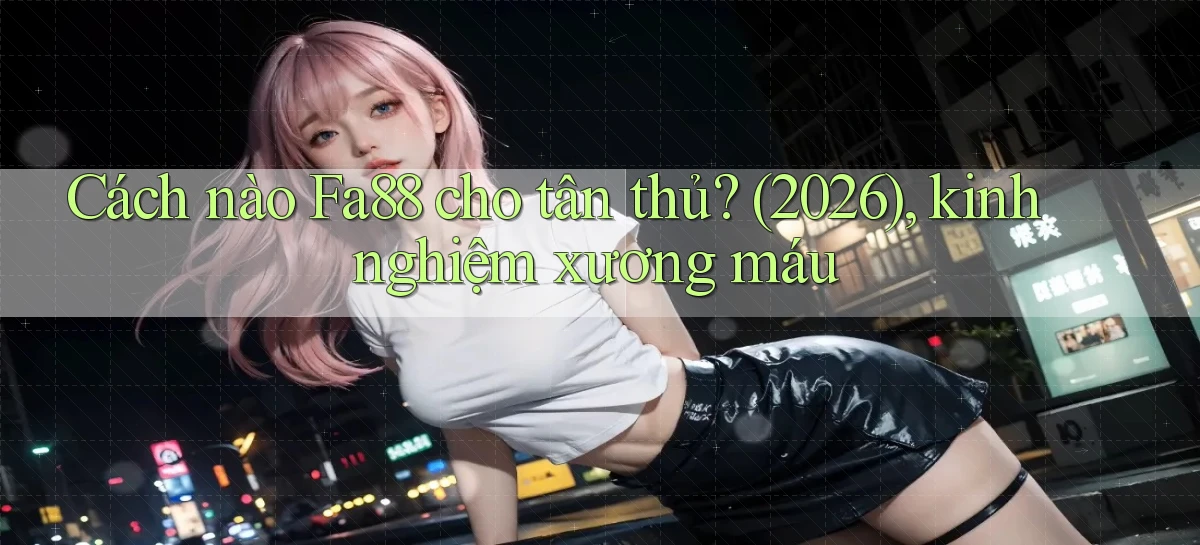 Cách nào Fa88 cho tân thủ (2026), kinh nghiệm xương máu
