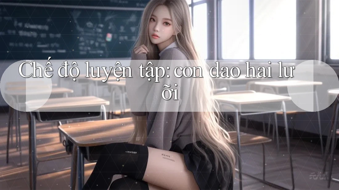 Chế độ luyện tập: con dao hai lưỡi Chế độ luyện tập: con dao hai lưỡi