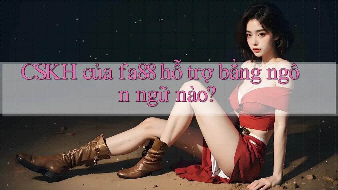 CSKH của fa88 hỗ trợ bằng ngôn ngữ nào? CSKH của fa88 hỗ trợ bằng ngôn ngữ nào?
