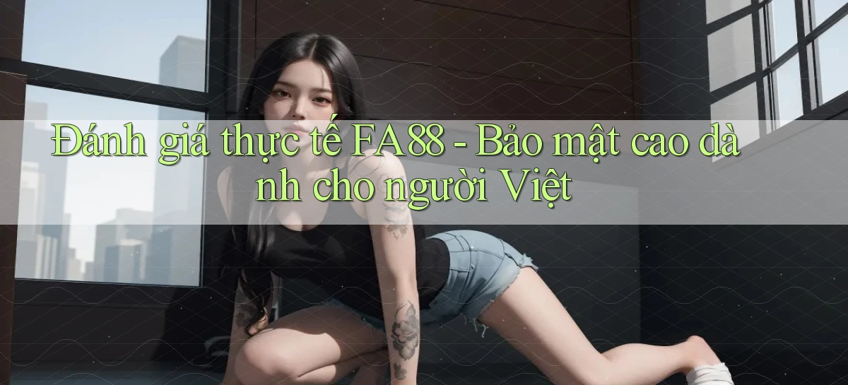 đánh giá thực tế fa88 bảo mật cao dành cho người việt