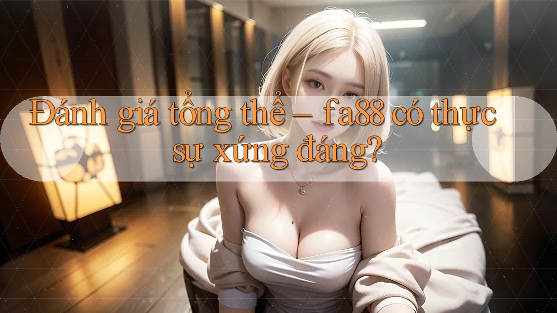 Đánh giá tổng thể – fa88 có thực sự xứng đáng?