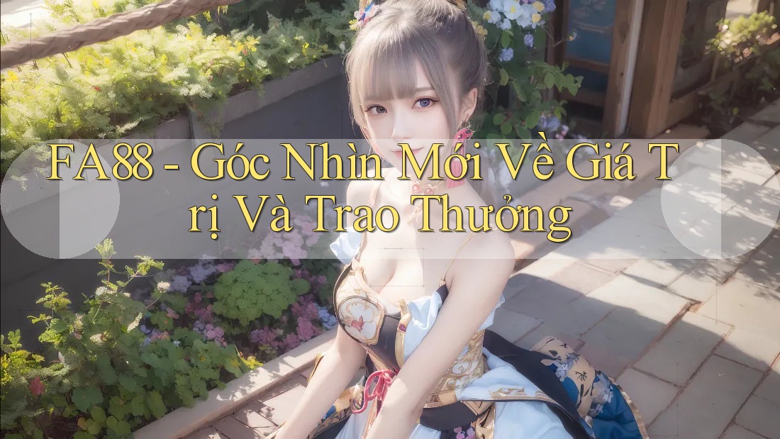 FA88 - Góc Nhìn Mới Về Giá Trị Và Trao Thưởng
