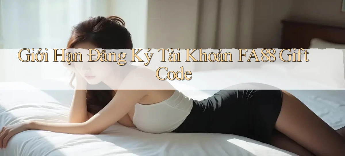 giới hạn đăng ký tài khoản fa88 gift code