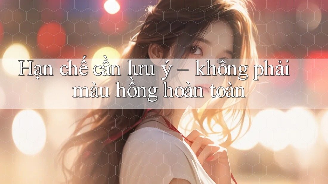 Hạn chế cần lưu ý – không phải màu hồng hoàn toàn Hạn chế cần lưu ý – không phải màu hồng hoàn toàn