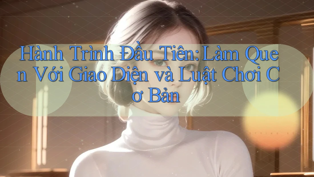 Hành Trình Đầu Tiên: Làm Quen Với Giao Diện và Luật Chơi Cơ Bản Hành Trình Đầu Tiên: Làm Quen Với Giao Diện và Luật Chơi Cơ Bản