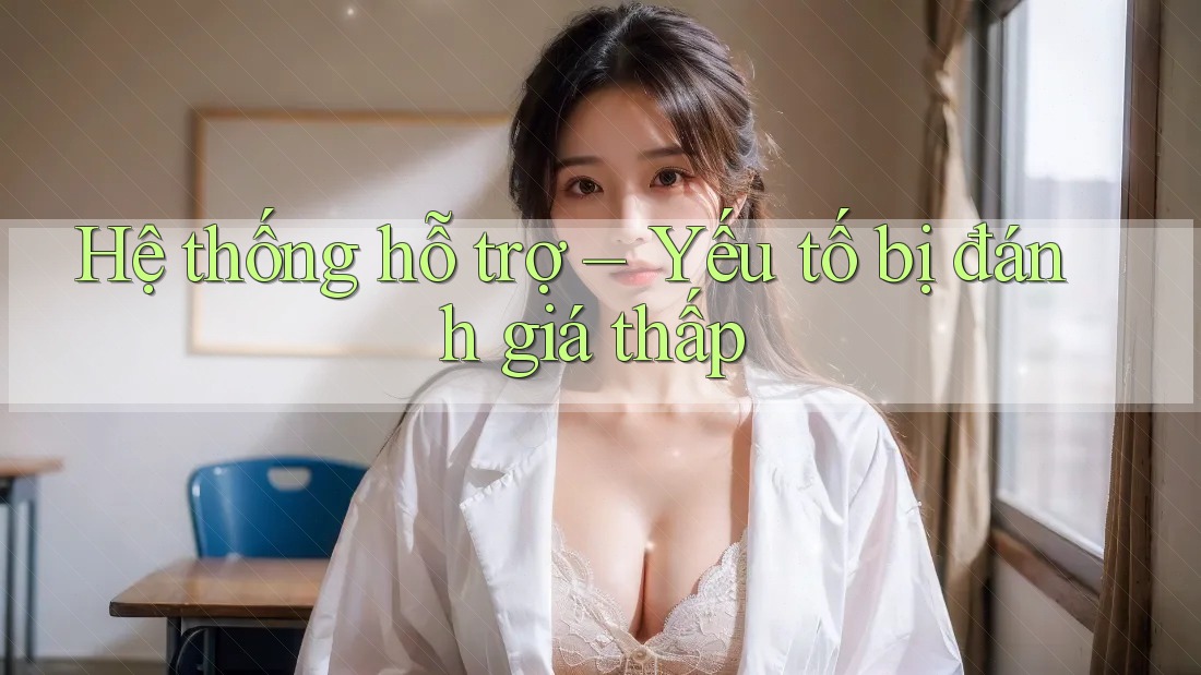 Hệ thống hỗ trợ – Yếu tố bị đánh giá thấp Hệ thống hỗ trợ – Yếu tố bị đánh giá thấp
