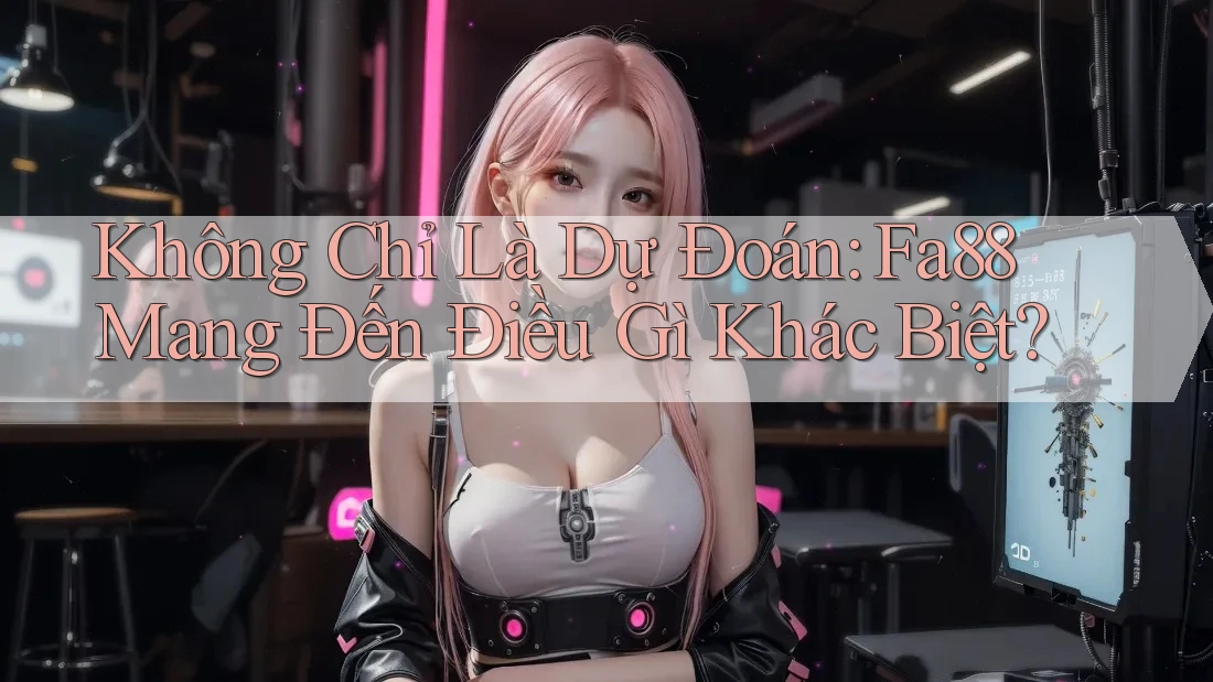 Không Chỉ Là Dự Đoán: Fa88 Mang Đến Điều Gì Khác Biệt? Không Chỉ Là Dự Đoán: Fa88 Mang Đến Điều Gì Khác Biệt?