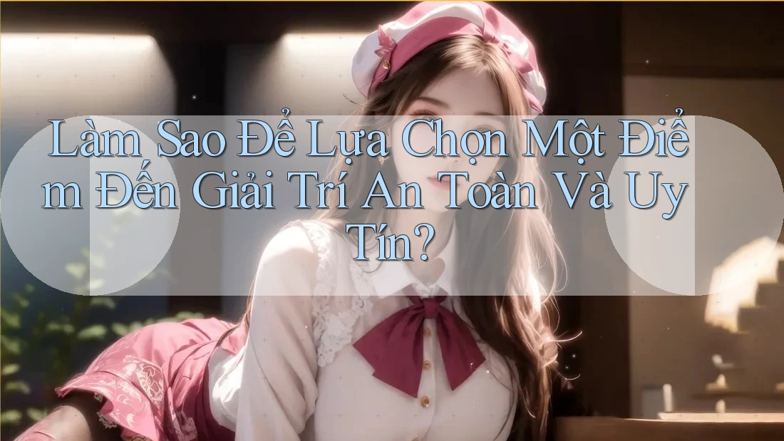 Làm Sao Để Lựa Chọn Một Điểm Đến Giải Trí An Toàn Và Uy Tín? Làm Sao Để Lựa Chọn Một Điểm Đến Giải Trí An Toàn Và Uy Tín?