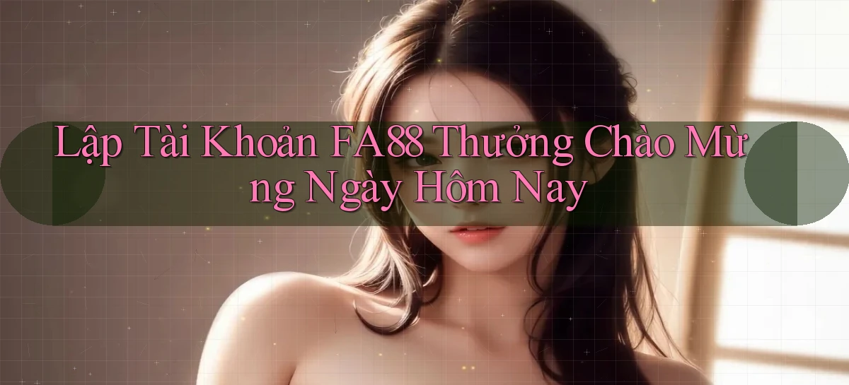 lập tài khoản fa88 thưởng chào mừng ngày hôm nay