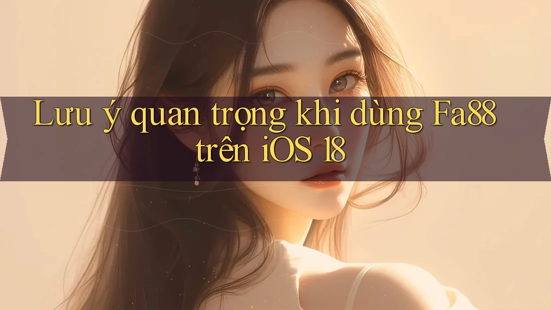 Lưu ý quan trọng khi dùng Fa88 trên iOS 18 Lưu ý quan trọng khi dùng Fa88 trên iOS 18