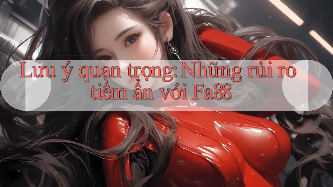 Lưu ý quan trọng: Những rủi ro tiềm ẩn với Fa88