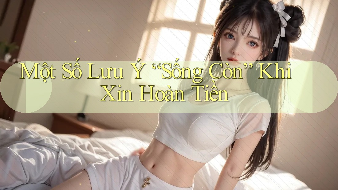 Một Số Lưu Ý “Sống Còn” Khi Xin Hoàn Tiền