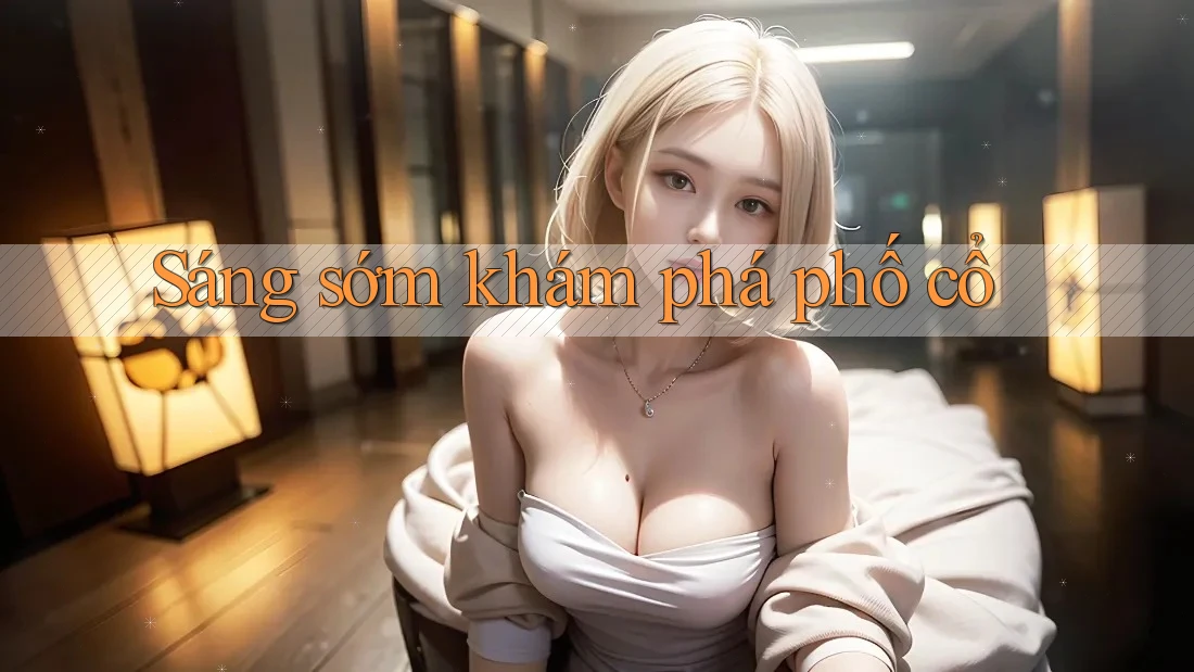 Sáng sớm khám phá phố cổ