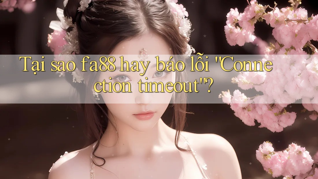 Tại sao fa88 hay báo lỗi “Connection timeout”?