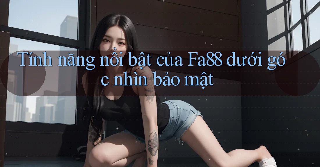 Tính năng nổi bật của Fa88 dưới góc nhìn bảo mật