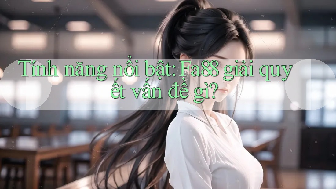 Tính năng nổi bật: Fa88 giải quyết vấn đề gì?