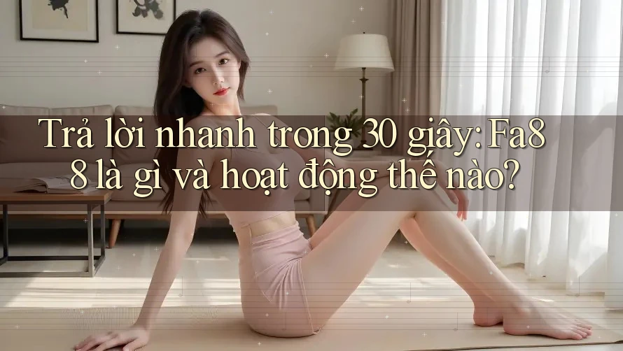 Trả lời nhanh trong 30 giây: Fa88 là gì và hoạt động thế nào?