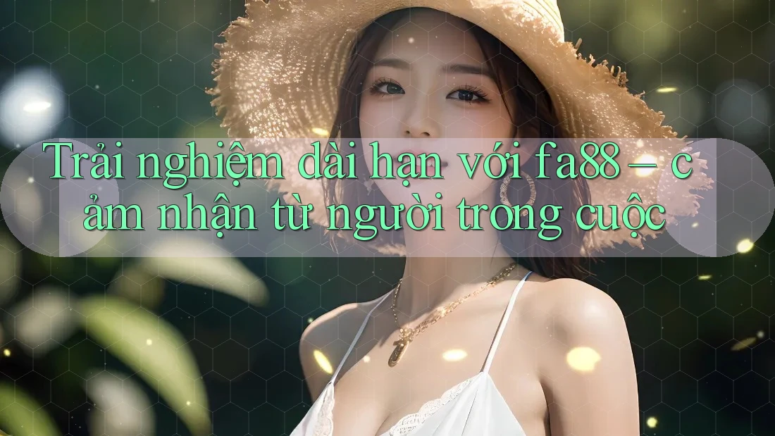 Trải nghiệm dài hạn với fa88 – cảm nhận từ người trong cuộc Trải nghiệm dài hạn với fa88 – cảm nhận từ người trong cuộc