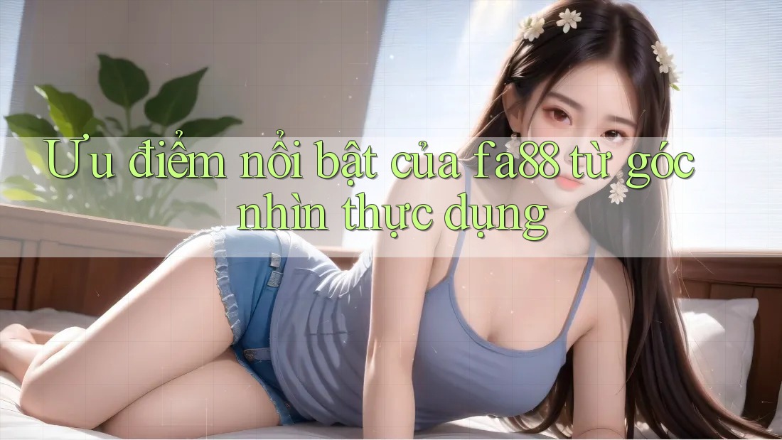Ưu điểm nổi bật của fa88 từ góc nhìn thực dụng